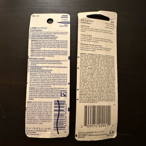 new eye makeup bundle;4 eye shadows; 2 eyeliners; & 1 eyeshadow & blush palette - Picture 6 of 10